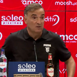 Carlos Carvalhal não quer desviar o foco e diz que na sua mente está só a preparação da equipa, neste caso, para o duelo de amanhã diante do Rio Ave