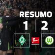 VÍDEO: Wolfsburgo bate Werder Bremen em duelo de portugueses (resumo)