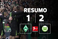 VÍDEO: Wolfsburgo bate Werder Bremen em duelo de portugueses (resumo)