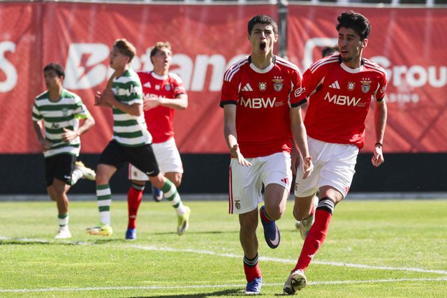 Festejo de Tomás Almeida - Foto: SL Benfica
