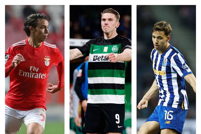 João Félix, Viktor Gyokeres e Nico González permitiram encaixe de muitos milhões aos três grandes - Fotos: IMAGO