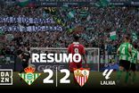 Sevilha anula desvantagem de dois golos e empata no dérbi com o Betis (resumo)