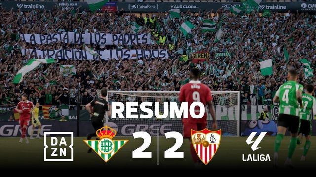 Sevilha anula desvantagem de dois golos e empata no dérbi com o Betis (resumo)
