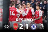 Três golos de canto, Pedro Neto expulso e o Arsenal derrota o Chelsea (resumo)