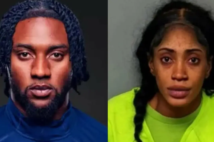 Kevaughn Goldson e a namorada