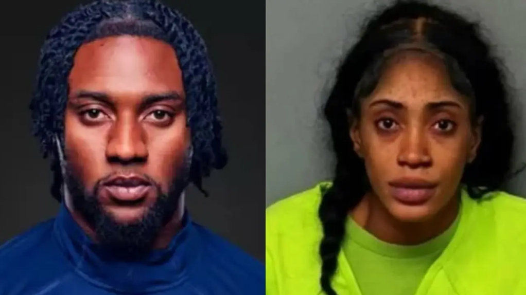 Kevaughn Goldson e a namorada