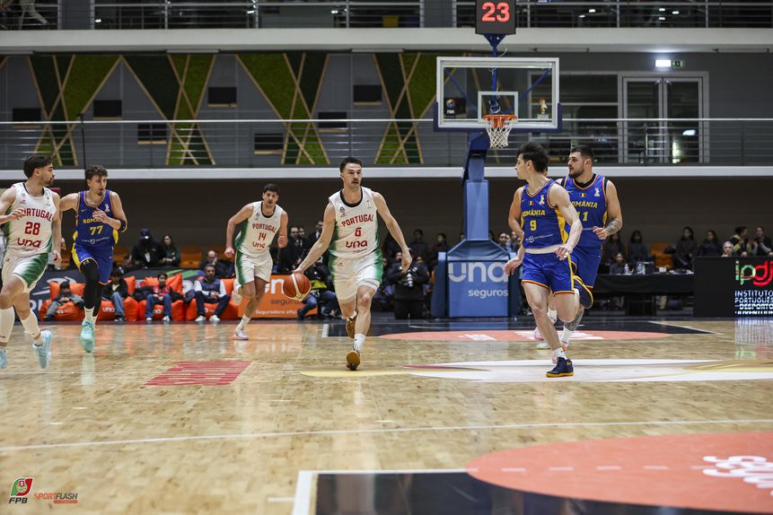 Francisco Amarante conduz contra-ataque de Portugal         Fotografia FPB