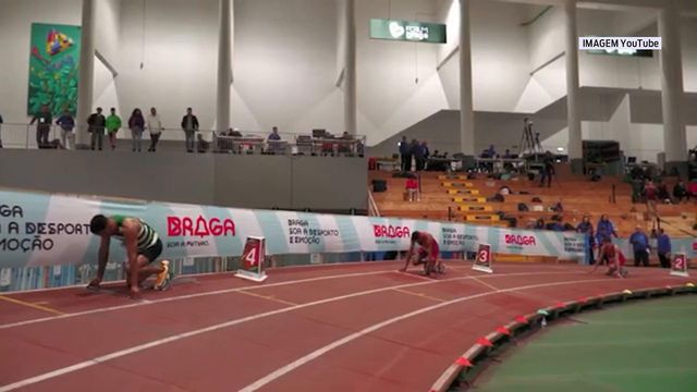 Série dos 400 metros nos Nacionais de pista curta