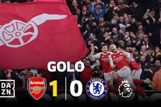 Saliba remata de cabeça, mas é autogolo de Sarr