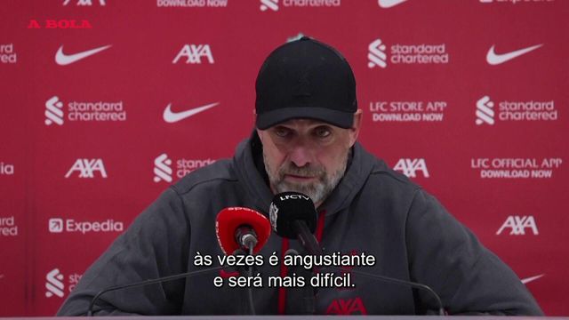 «Temos uma hipótese»: Klopp senta-se na liderança da Premier League