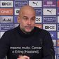 «Matar alguém?» Guardiola brinca sobre a defesa do Arsenal