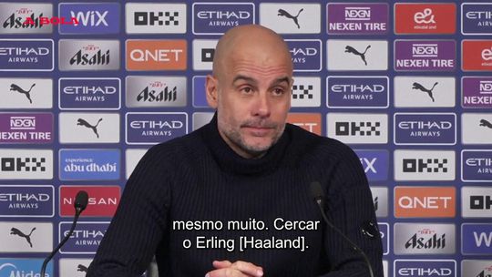 «Matar alguém?» Guardiola brinca sobre a defesa do Arsenal