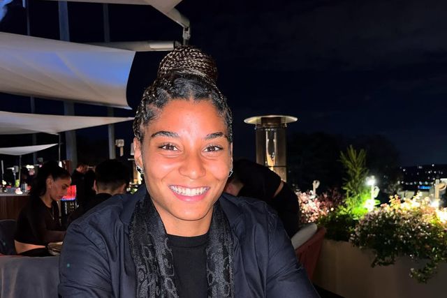 Lara Pintassilgo num momento de descontração em Istambul