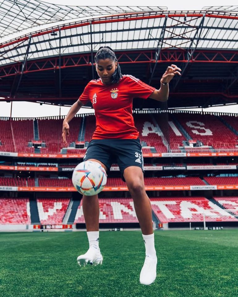 Lara Pintassilgo no Estádio da Luz