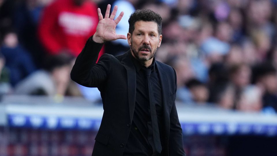 Diego Simeone, treinador do Atlético Madrid