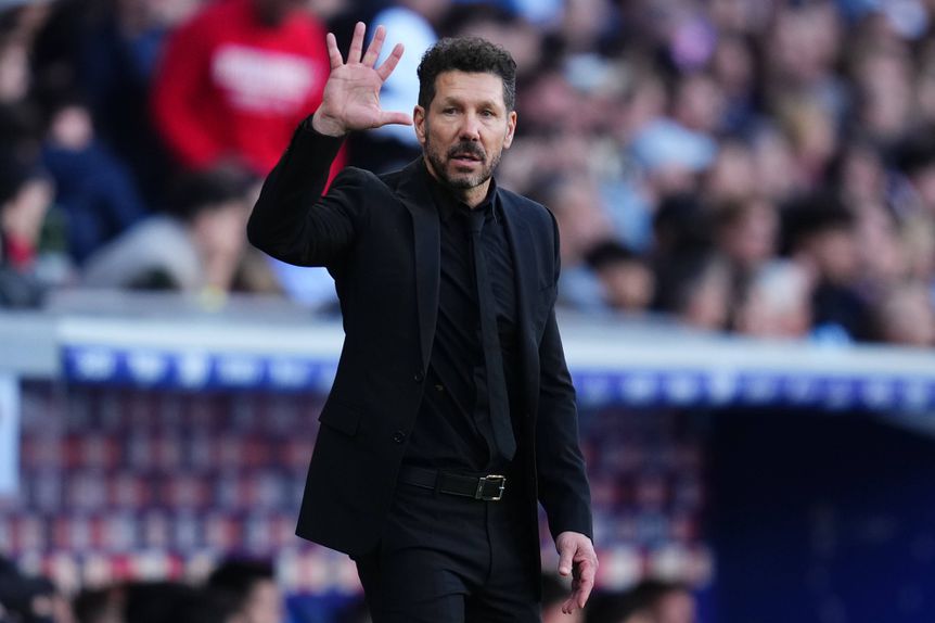 Diego Simeone, treinador do Atlético Madrid