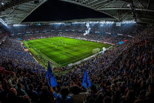 Trabzonspor contou com um grande apoio nas bancadas