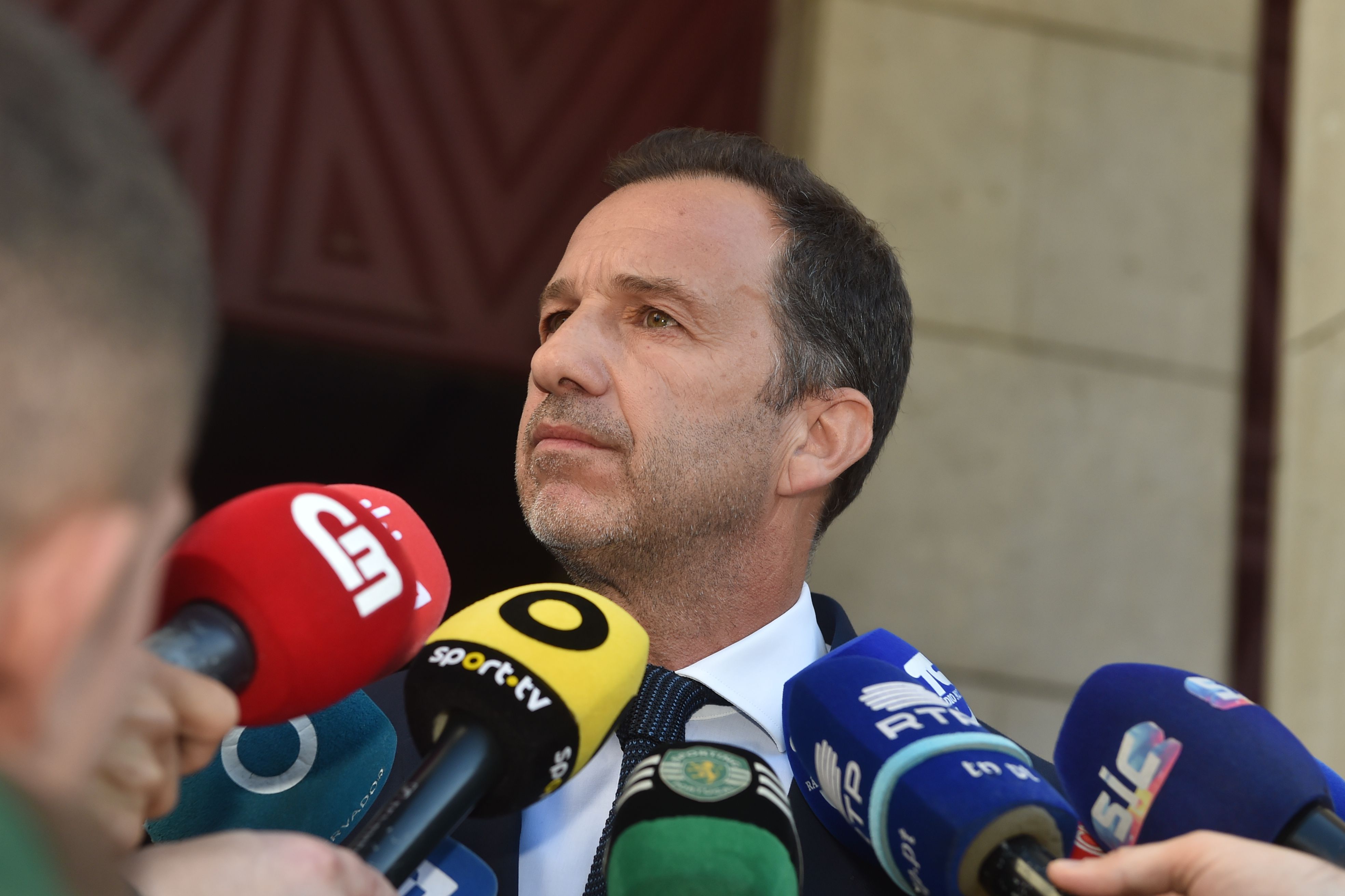 Frederico Varandas a falar à Comunicação Social - Foto: Miguel Nunes