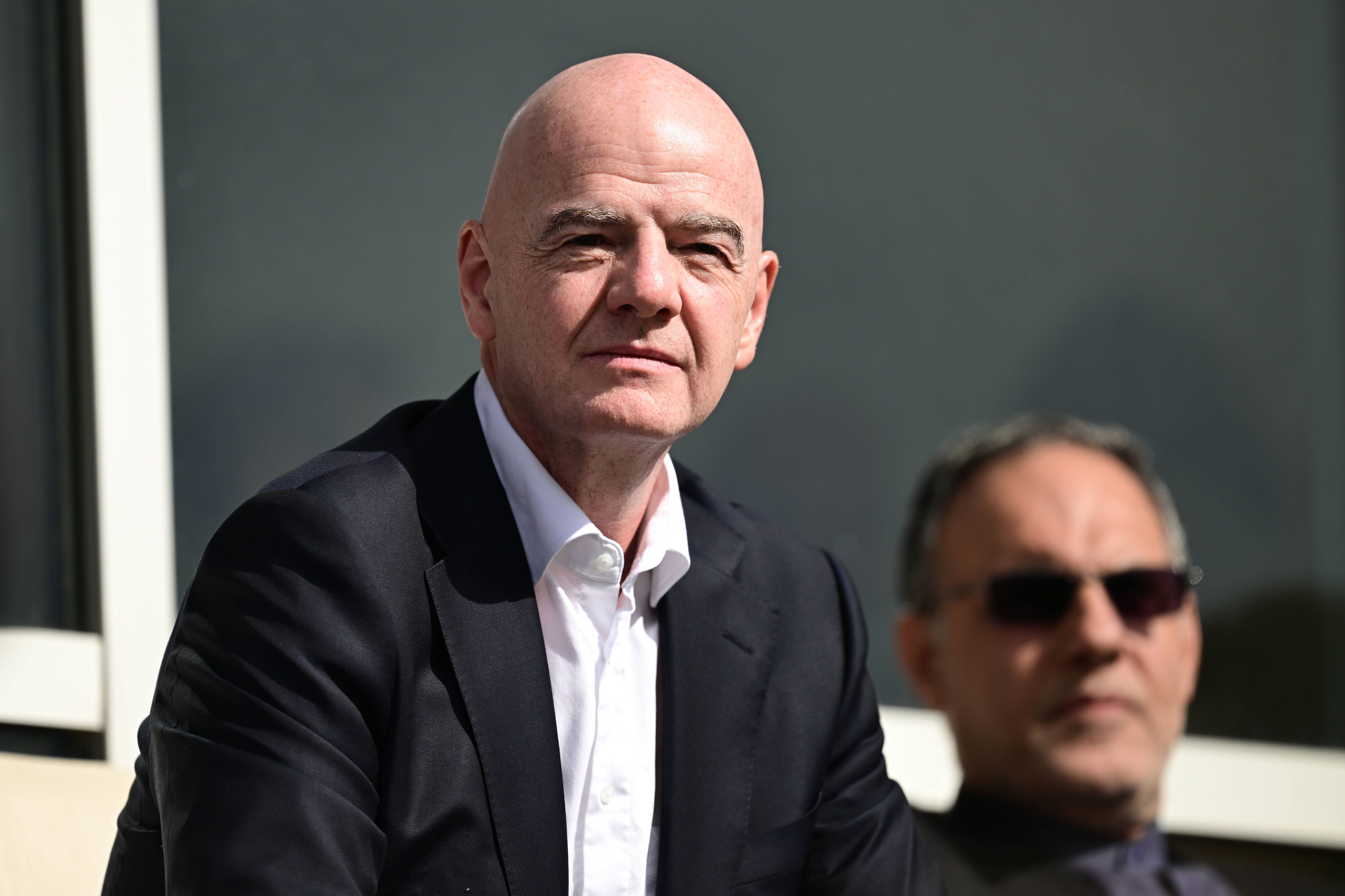Gianni Infantino, Presidente da FIFA, no Irão-Costa Rica