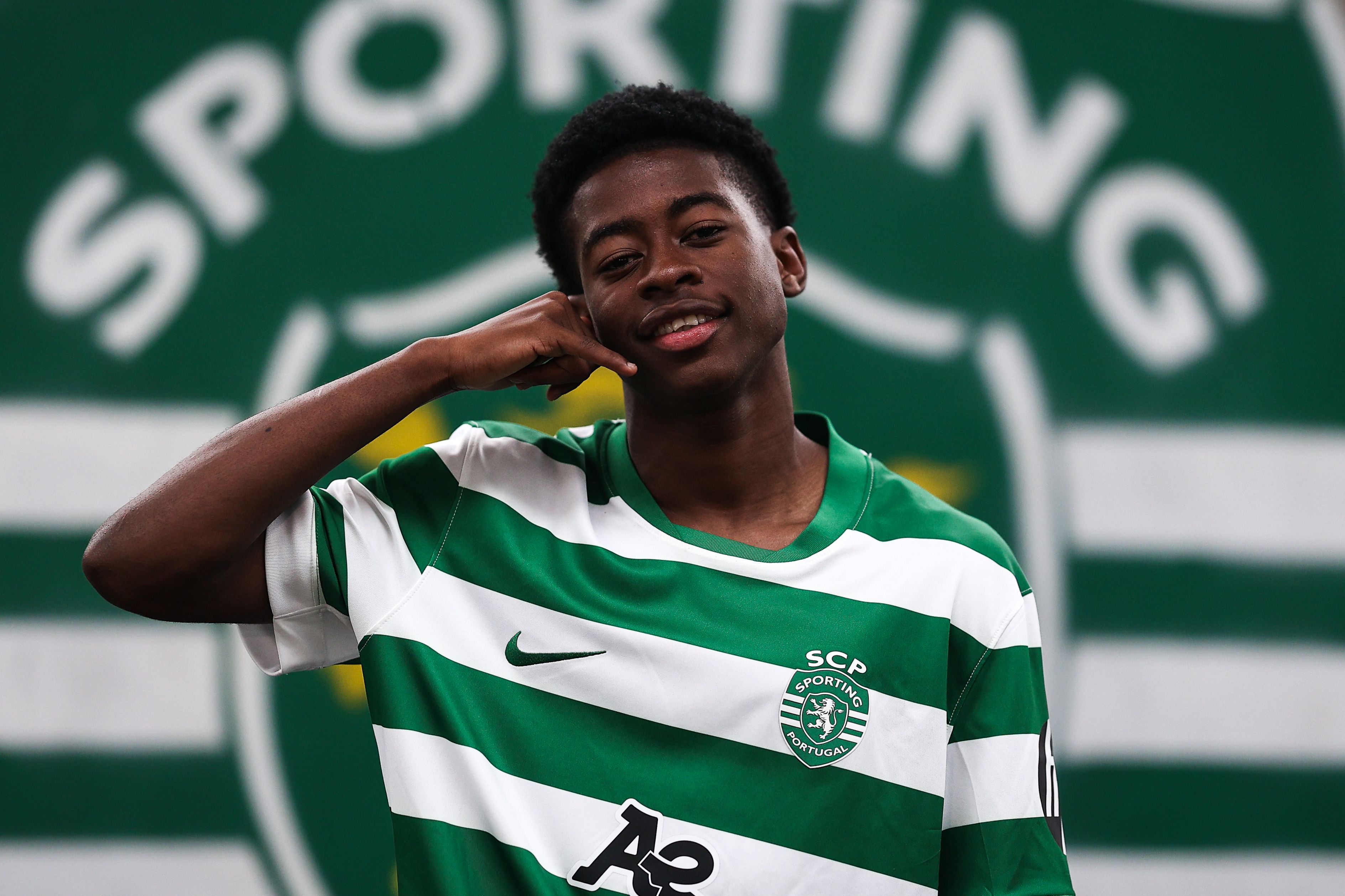 Estefânio Rúben tem sido peça importante nos sub-19 do Sporting (Foto SPORTING CP)
