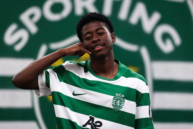 Estefânio Rúben tem sido peça importante nos sub-19 do Sporting (Foto SPORTING CP)