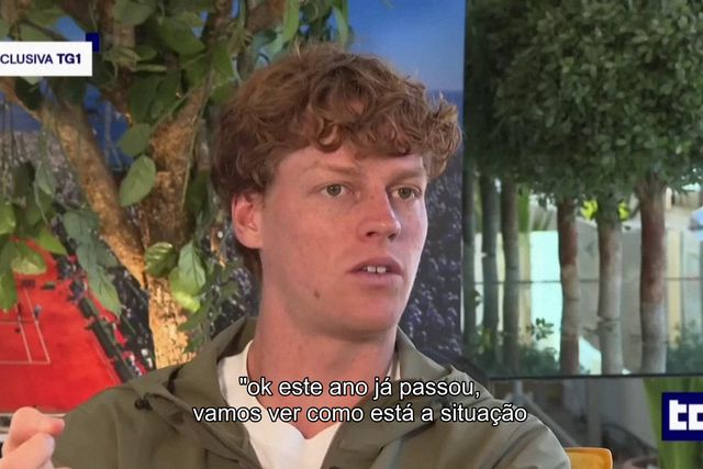 Sinner confessa que pensou em parar: «Os outros jogadores olhavam para mim de forma diferente»