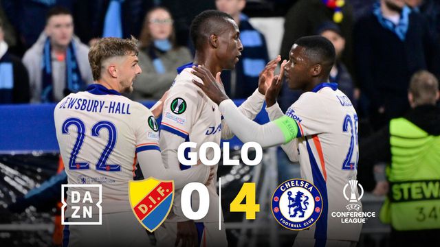 Djurgarden brincou e Jackson aproveitou para fazer o quarto (vídeo)