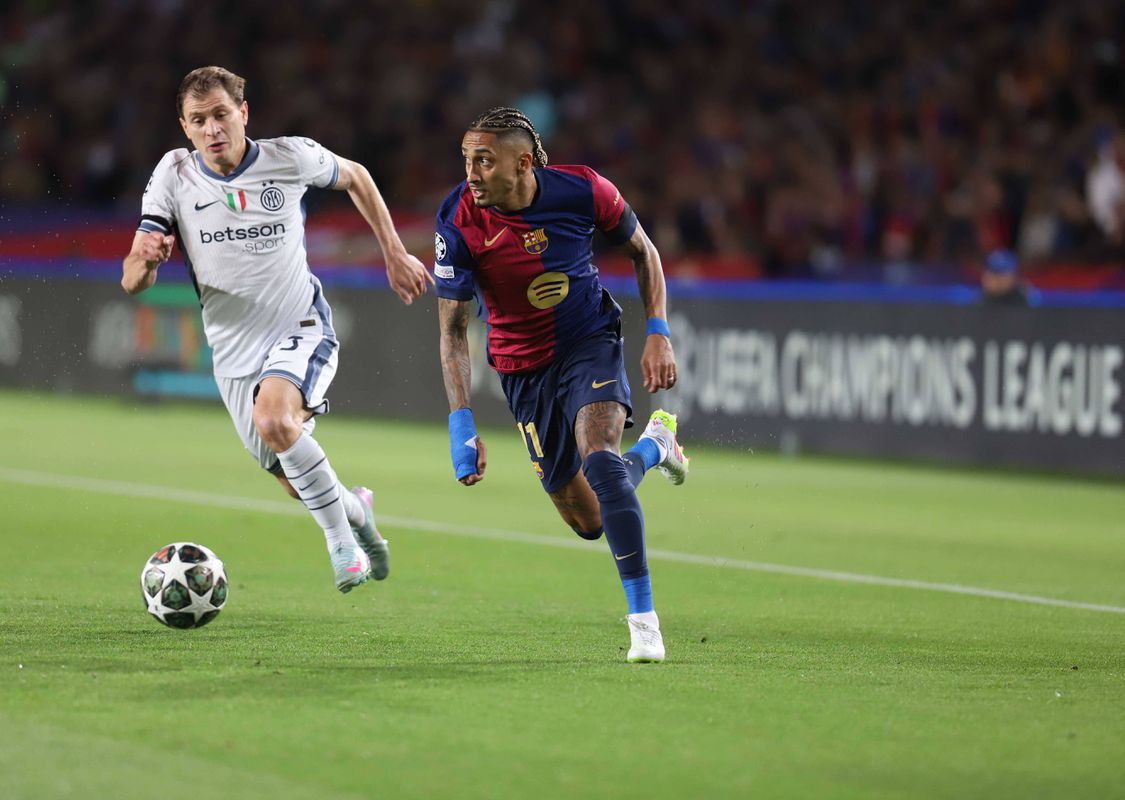 Raphinha supera Messi e já só tem Cristiano Ronaldo à frente