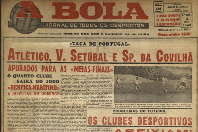 Neste dia em 1949: apenas um 'grande' iria às meias-finais...