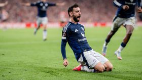 VÍDEOS: Bruno Fernandes bisa em primeira parte de sonho para Amorim