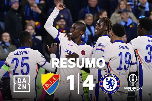 Chelsea goleia e fica com pé e meio na final (resumo)