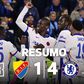 Chelsea goleia e fica com pé e meio na final (resumo)