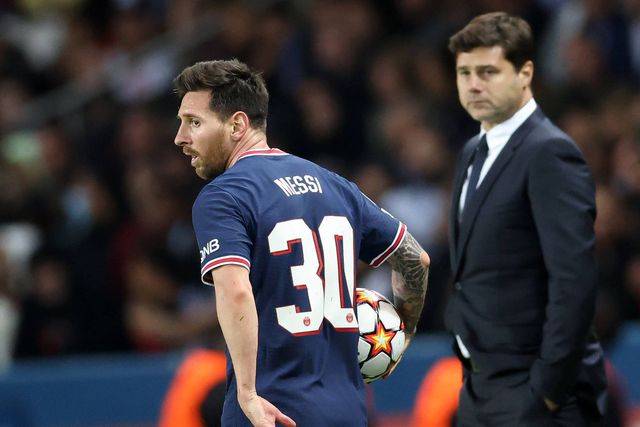 Messi e Pochettino no PSG