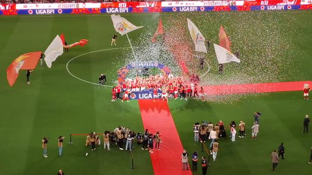 A festa da consagração do hexacampeonato do Benfica