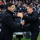 Mikel Arteta e Marco Silva a defrontarem-se em Craven Cottage