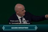 Momento tenso no congresso da FIFA: Infantino tentou juntar Israel e Palestina e aconteceu isto
