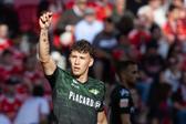 Diogo Travassos está cedido ao Moreirense e esta época marcou cinco golos em 28 jogos pelos cónegos, com três assistências