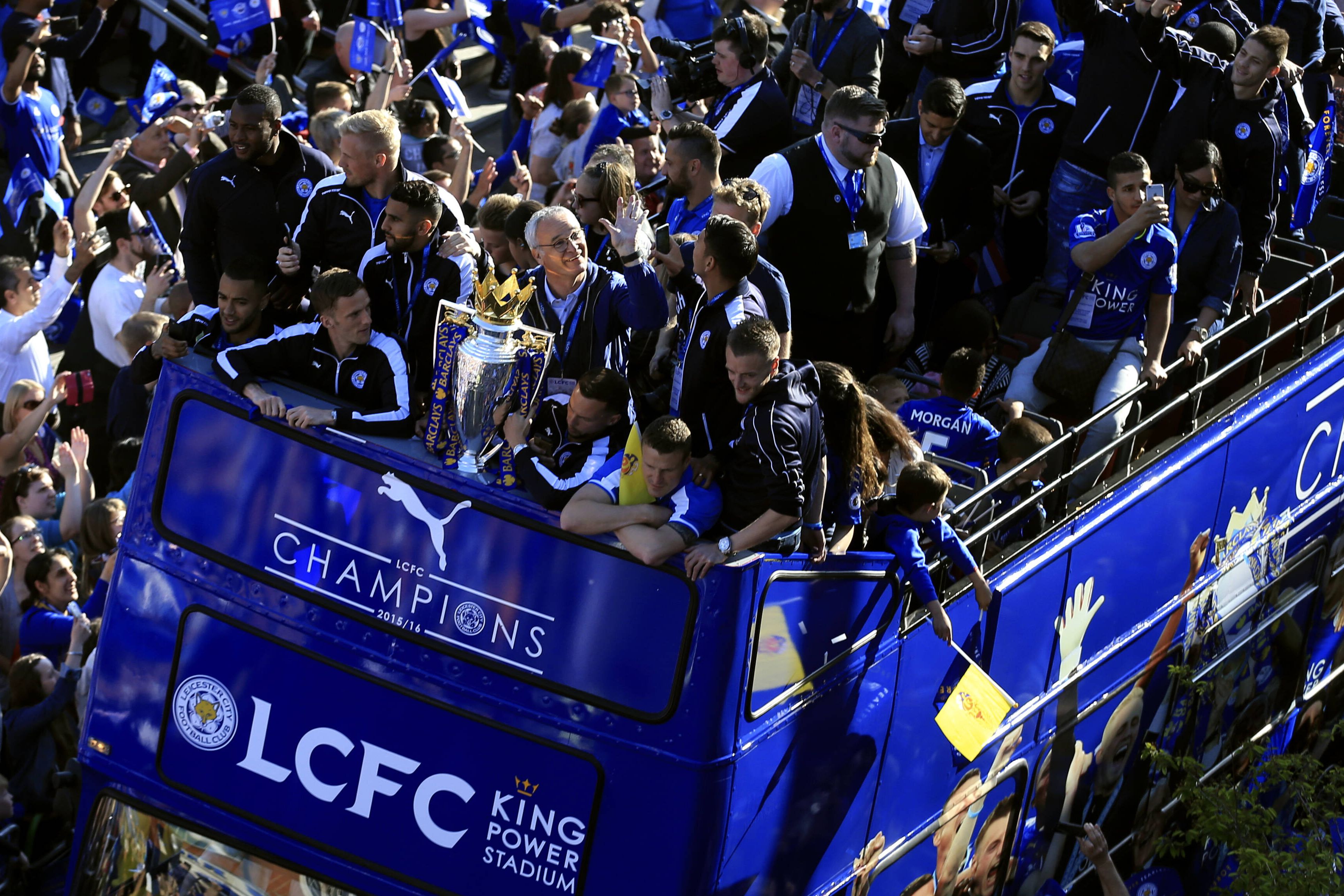 Leicester sagrou-se campeão inglês em 2016