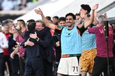 Jogadores do Venezia a festejar a subida à Serie A