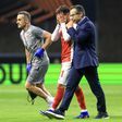 Ricardo Horta saiu lesionado do jogo com o Friburgo ainda na primeira parte - Foto: JOSÉ COELHO/LUSA
