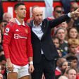 Cristiano Ronaldo e Erik Ten Hag no Manchester United