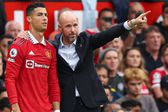 Cristiano Ronaldo e Erik Ten Hag no Manchester United