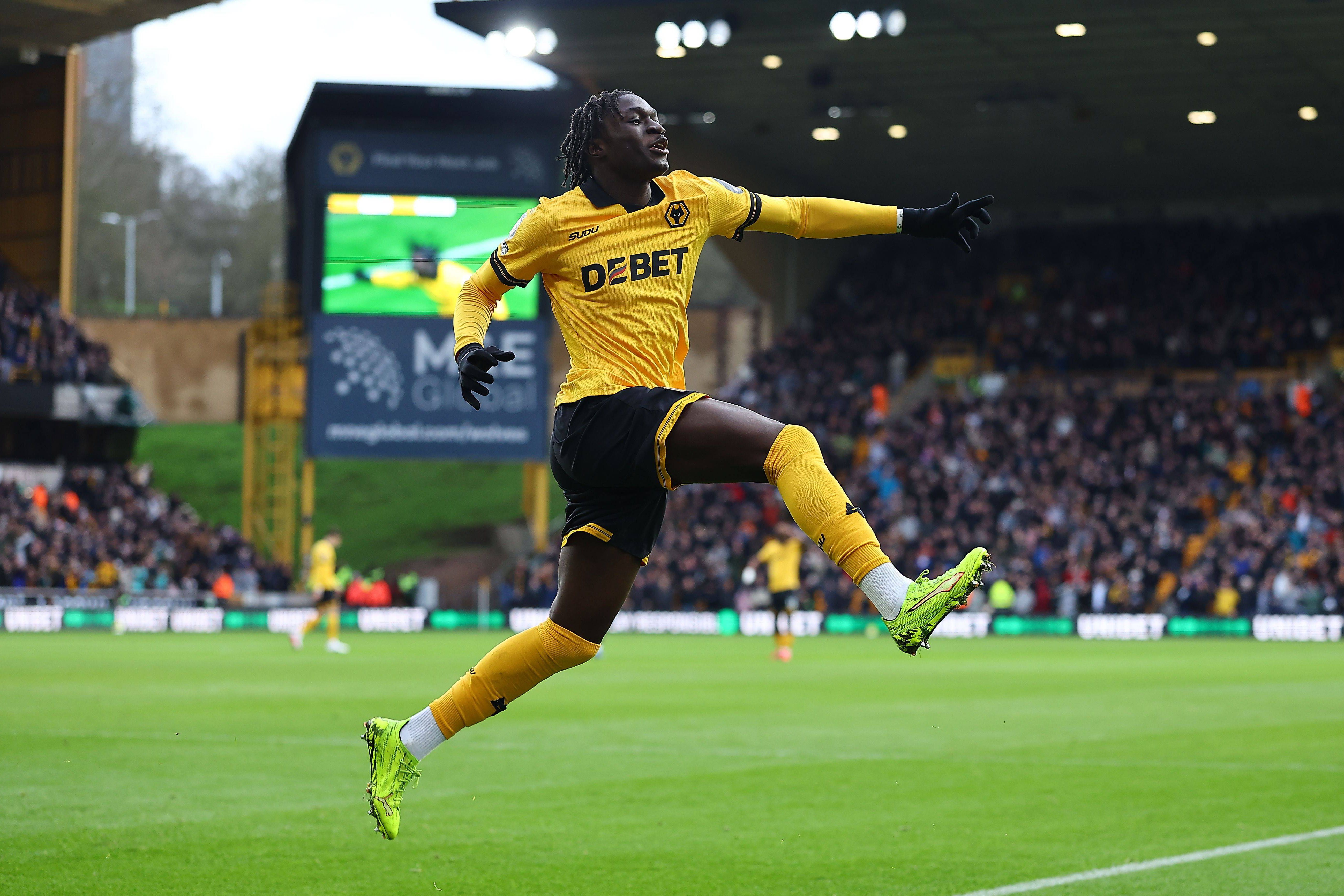 Mateus Mané, jovem de 18 anos do Wolverhampton