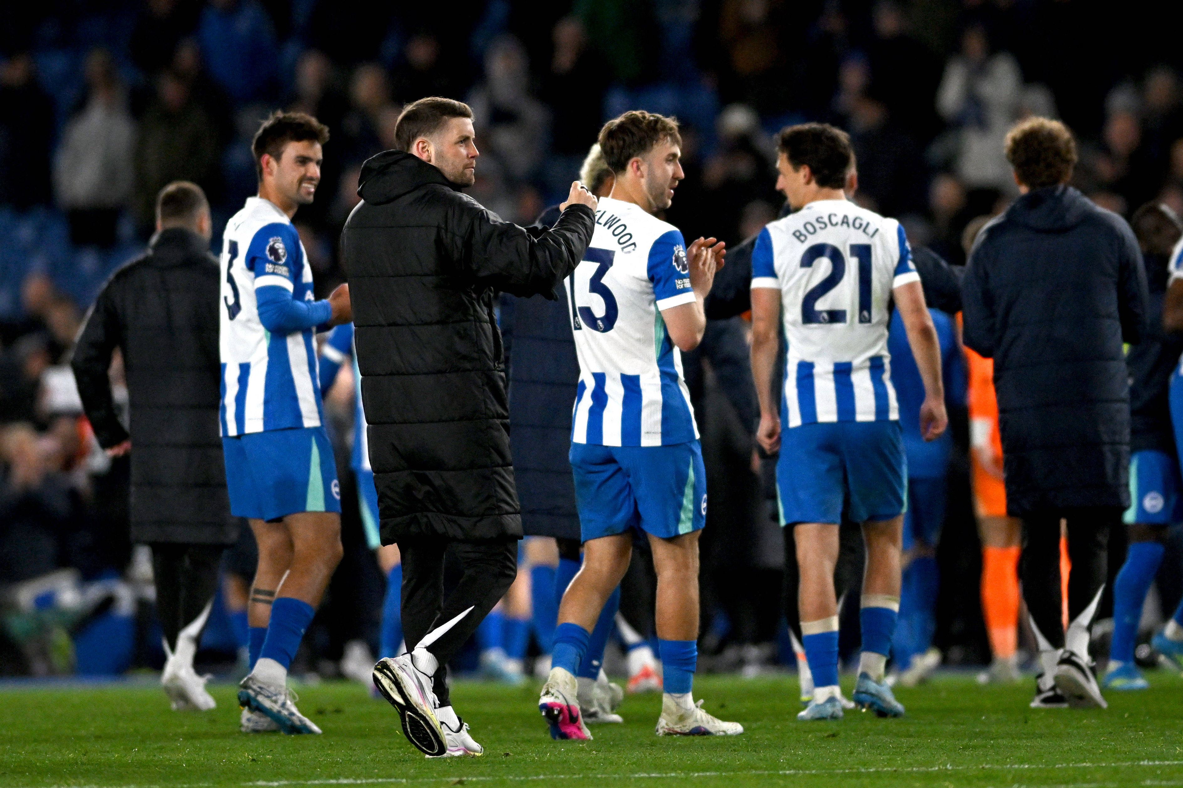 Jogadores do Brighton venceram o Chelsea