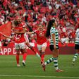 Benfica-Sporting: festa total das hexacampeãs