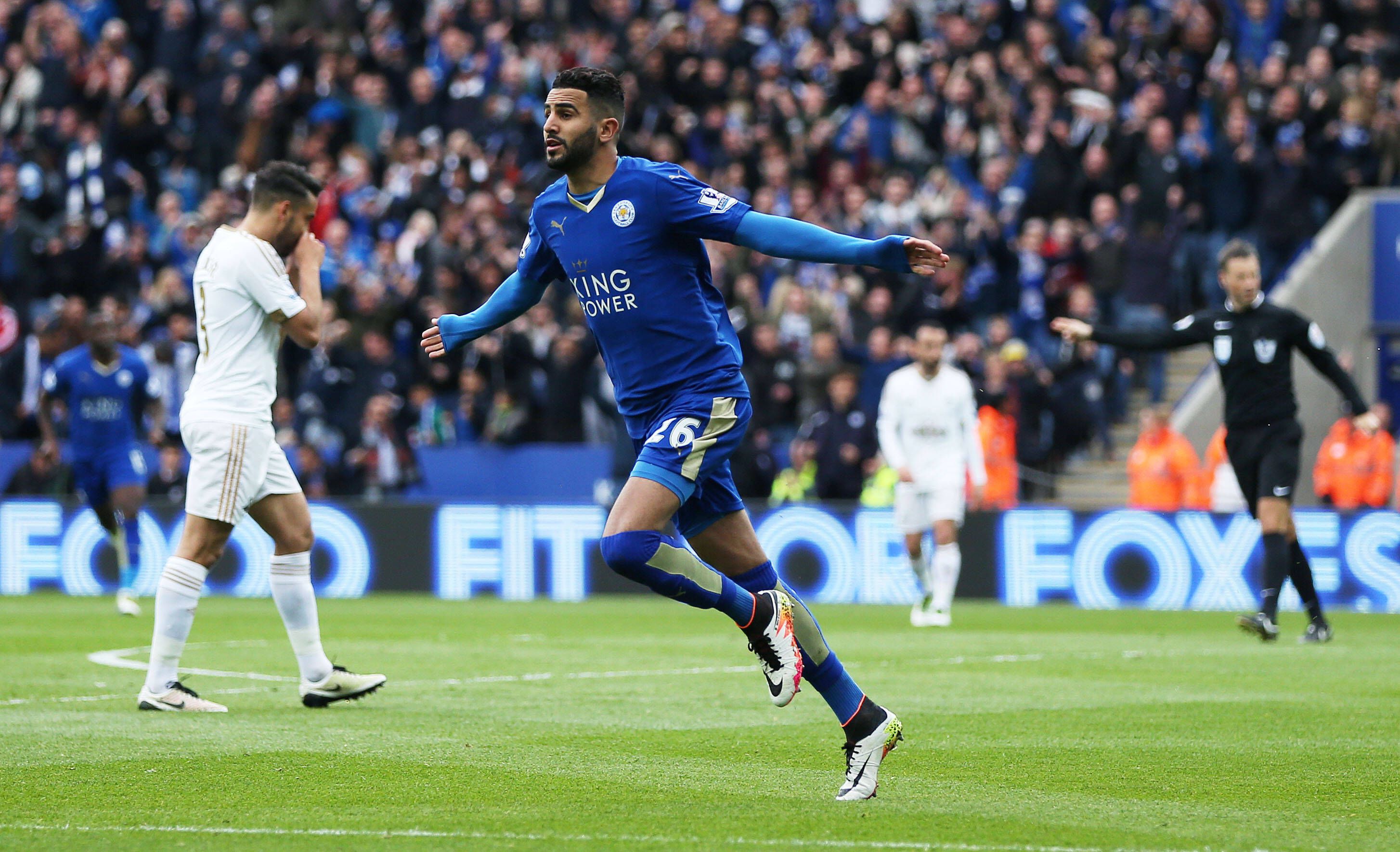 Riyad Mahrez ainda ficou mais duas épocas, depois de ser campeão em 2015/16. Foi para o Manchester City em 2018/19. Está a cumprir a terceira época no Al Ahli