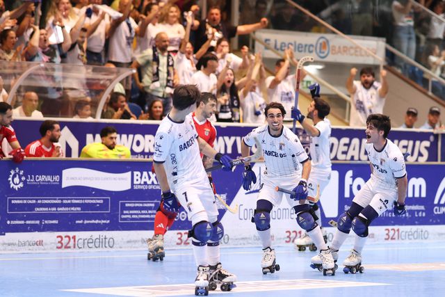 OC Barcelos goleia Benfica e empata meia-final do play-off