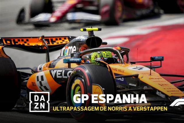 Lando Norris ultrapassa e Verstappen fica só a olhar...