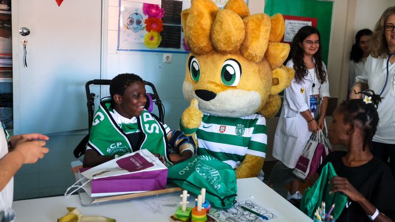 Sporting assinada Dia Mundial da criança em hospitais