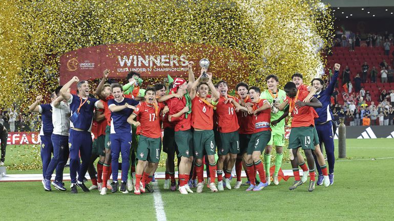 Não há duas sem três! Portugal é campeão da Europa sub-17!
